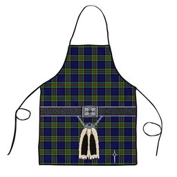 ScotsTee Shop Scottish Colquhoun Modern Clan Highland Kilt Sporran Tartan Apron