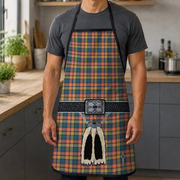 ScotsTee Shop Scottish Buchanan Ancient Clan Highland Kilt Sporran Tartan Apron