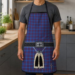 ScotsTee Shop Scottish Elliot Modern Clan Highland Kilt Sporran Tartan Apron