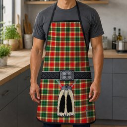 ScotsTee Shop Scottish Gibson Clan Highland Kilt Sporran Tartan Apron