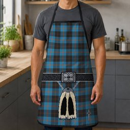 ScotsTee Shop Scottish Garden Clan Highland Kilt Sporran Tartan Apron