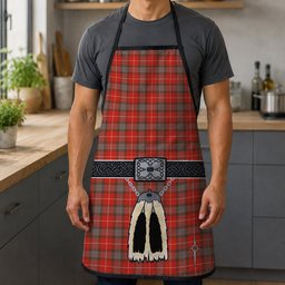 ScotsTee Shop Scottish Fraser Weathered Clan Highland Kilt Sporran Tartan Apron
