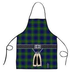 ScotsTee Shop Scottish Johnstone Modern Clan Highland Kilt Sporran Tartan Apron