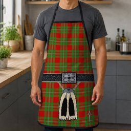 ScotsTee Shop Scottish Gregor Modern Clan Highland Kilt Sporran Tartan Apron