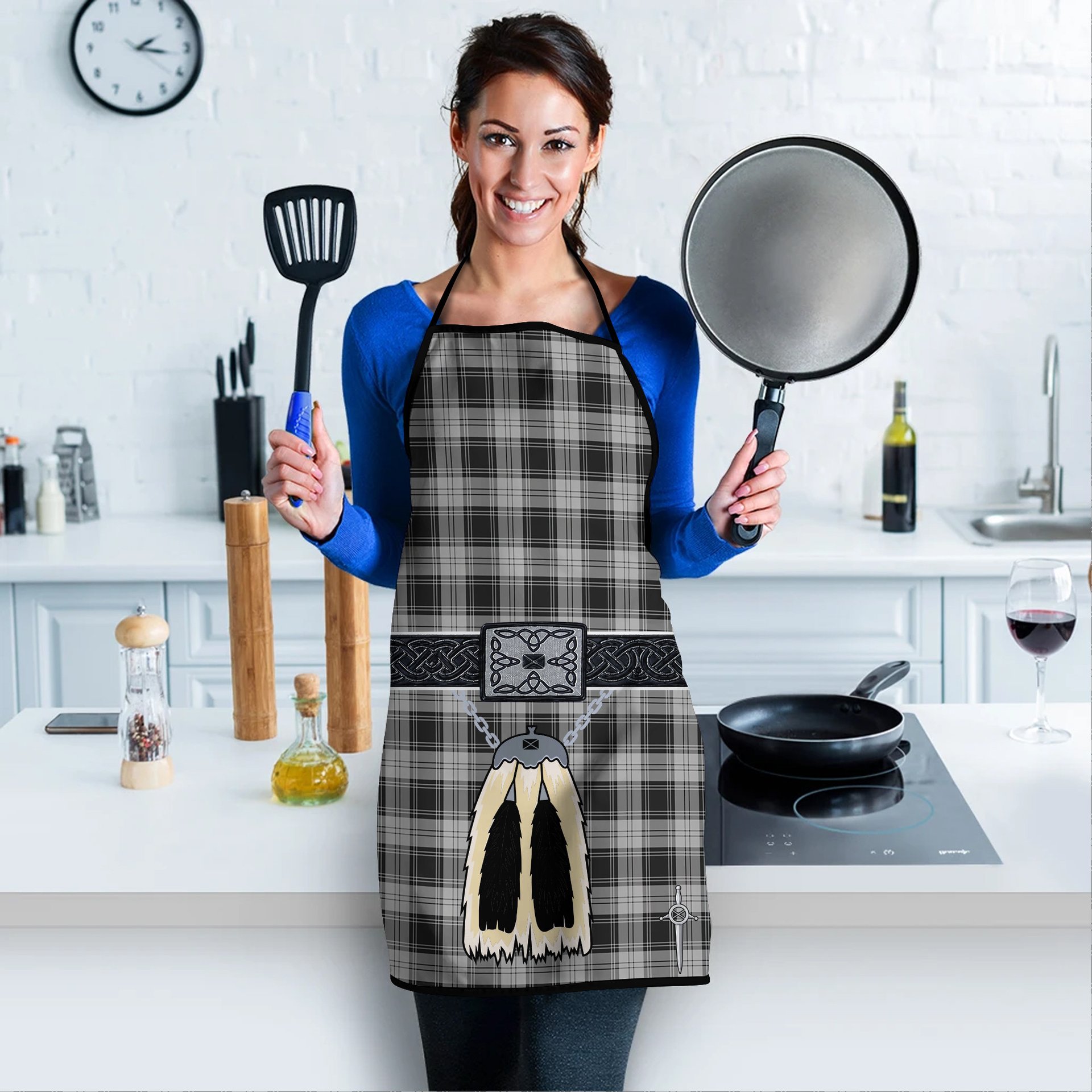 ScotsTee Shop Scottish Glen Clan Highland Kilt Sporran Tartan Apron