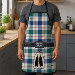 ScotsTee Shop Scottish Guthrie Dress Modern Clan Highland Kilt Sporran Tartan Apron