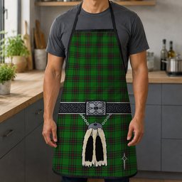 ScotsTee Shop Scottish Lundin Clan Highland Kilt Sporran Tartan Apron