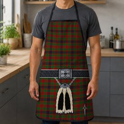 ScotsTee Shop Scottish Fulton 1999 Clan Highland Kilt Sporran Tartan Apron