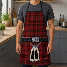 ScotsTee Shop Scottish MacKeane Clan Highland Kilt Sporran Tartan Apron