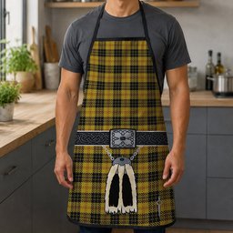 ScotsTee Shop Scottish MacLeod Clan Highland Kilt Sporran Tartan Apron
