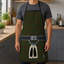 ScotsTee Shop Scottish Macnaughton Hunting Clan Highland Kilt Sporran Tartan Apron