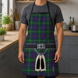 ScotsTee Shop Scottish MacIntyre Inglis Clan Highland Kilt Sporran Tartan Apron