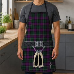 ScotsTee Shop Scottish Lennie Clan Highland Kilt Sporran Tartan Apron