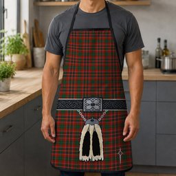 ScotsTee Shop Scottish MacInnes Hastie Clan Highland Kilt Sporran Tartan Apron