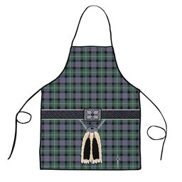 ScotsTee Shop Scottish MacFrog Clan Highland Kilt Sporran Tartan Apron