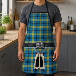 ScotsTee Shop Scottish Laing Modern Clan Highland Kilt Sporran Tartan Apron