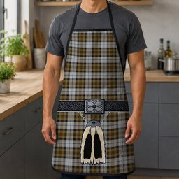 ScotsTee Shop Scottish MacKellar Dress Clan Highland Kilt Sporran Tartan Apron