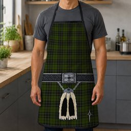 ScotsTee Shop Scottish MacLean Hunting Clan Highland Kilt Sporran Tartan Apron