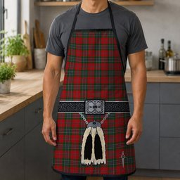 ScotsTee Shop Scottish MacLean Clan Highland Kilt Sporran Tartan Apron