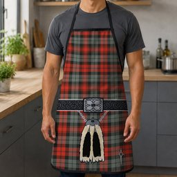 ScotsTee Shop Scottish MacLachlan Weathered Clan Highland Kilt Sporran Tartan Apron