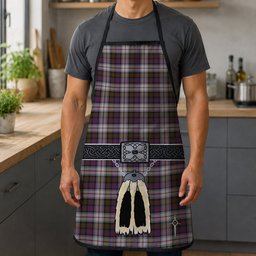 ScotsTee Shop Scottish MacDonald Dress Modern Clan Highland Kilt Sporran Tartan Apron