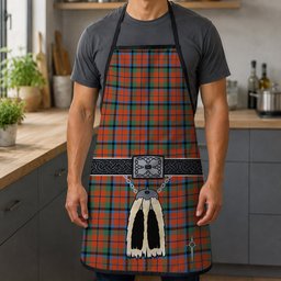 ScotsTee Shop Scottish MacNaughton Ancient Clan Highland Kilt Sporran Tartan Apron