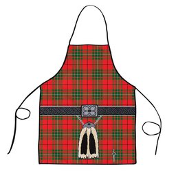 ScotsTee Shop Scottish MacAuley Modern Clan Highland Kilt Sporran Tartan Apron