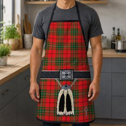 ScotsTee Shop Scottish MacAuley Modern Clan Highland Kilt Sporran Tartan Apron