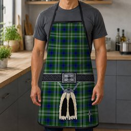 ScotsTee Shop Scottish Learmonth Clan Highland Kilt Sporran Tartan Apron
