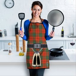 ScotsTee Shop Scottish MacAuley Ancient Clan Highland Kilt Sporran Tartan Apron