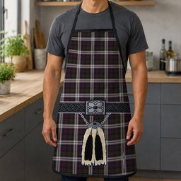 ScotsTee Shop Scottish MacDonald Dress Clan Highland Kilt Sporran Tartan Apron