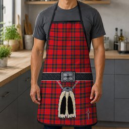 ScotsTee Shop Scottish MacGillivray Modern Clan Highland Kilt Sporran Tartan Apron