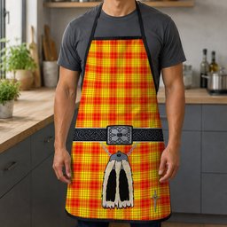 ScotsTee Shop Scottish MacMillan Clan Highland Kilt Sporran Tartan Apron