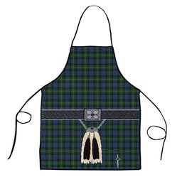 ScotsTee Shop Scottish MacKay Bonner Clan Highland Kilt Sporran Tartan Apron