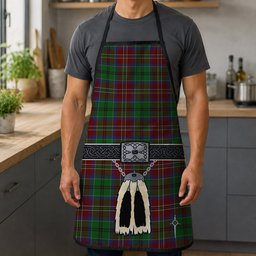 ScotsTee Shop Scottish MacCulloch Clan Highland Kilt Sporran Tartan Apron
