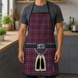 ScotsTee Shop Scottish Lendrum Lyon version Clan Highland Kilt Sporran Tartan Apron