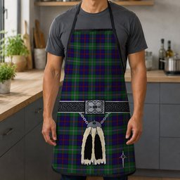 ScotsTee Shop Scottish MacEachain Clan Highland Kilt Sporran Tartan Apron