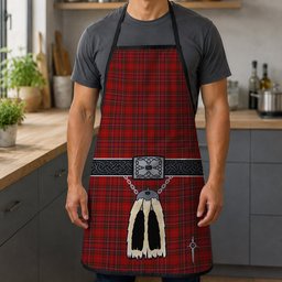 ScotsTee Shop Scottish MacCoul Clan Highland Kilt Sporran Tartan Apron
