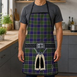 ScotsTee Shop Scottish MacGiboney or MacGibboney Clan Highland Kilt Sporran Tartan Apron