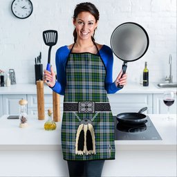 ScotsTee Shop Scottish MacNeil Dress Clan Highland Kilt Sporran Tartan Apron