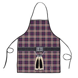 ScotsTee Shop Scottish MacDonald Pattern of Plaids Clan Highland Kilt Sporran Tartan Apron