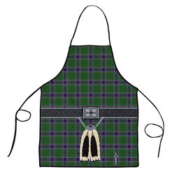 ScotsTee Shop Scottish Sinclair Green Clan Highland Kilt Sporran Tartan Apron