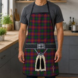ScotsTee Shop Scottish Rattray of Lude Clan Highland Kilt Sporran Tartan Apron
