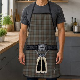 ScotsTee Shop Scottish Outlander Fraser Clan Highland Kilt Sporran Tartan Apron