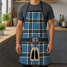 ScotsTee Shop Scottish Thompson Society Clan Highland Kilt Sporran Tartan Apron