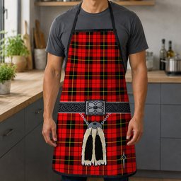 ScotsTee Shop Scottish Wallace Hunting Red Clan Highland Kilt Sporran Tartan Apron