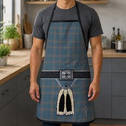 ScotsTee Shop Scottish McKerrell of Hillhouse Dress Clan Highland Kilt Sporran Tartan Apron
