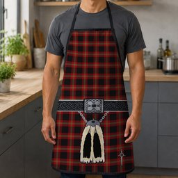 ScotsTee Shop Scottish Perry Clan Highland Kilt Sporran Tartan Apron
