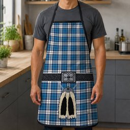 ScotsTee Shop Scottish Strathclyde District Clan Highland Kilt Sporran Tartan Apron