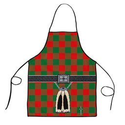 ScotsTee Shop Scottish Moncreiffe Modern Clan Highland Kilt Sporran Tartan Apron